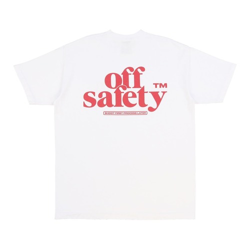 SHOOT FIRST PROCESS LATER TEE - WHITE