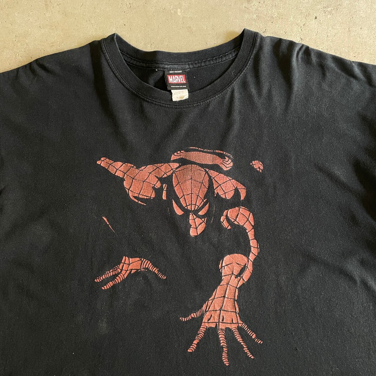 00年代 SPIDER-MAN スパイダーマン MARVEL ムービー プリントTシャツ