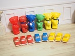 カラフルプラスチック ドイツの青いベア ピンク紐 画像20