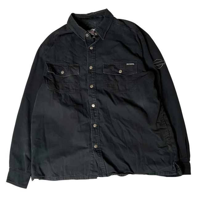 HARLEY DAVIDSON     シャツジャケット　XL