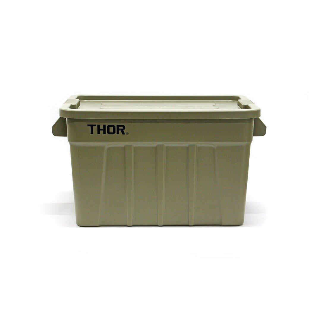 THOR Large Tote with Lid 53L BLACK | YAU Azumino Outdoor Gear