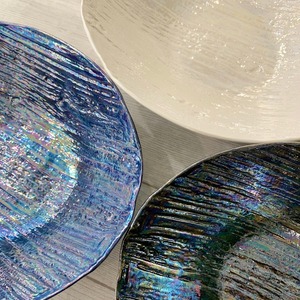 【楕円鉢】【喜鶴製陶】【山口祥治】木目オーバルボウル(大)