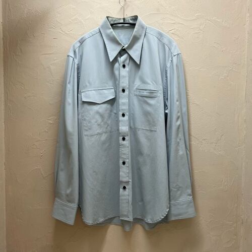 IRENISA イレニサ 22SS FLAP POCKET SHIRT ブルー系 【代官山08 