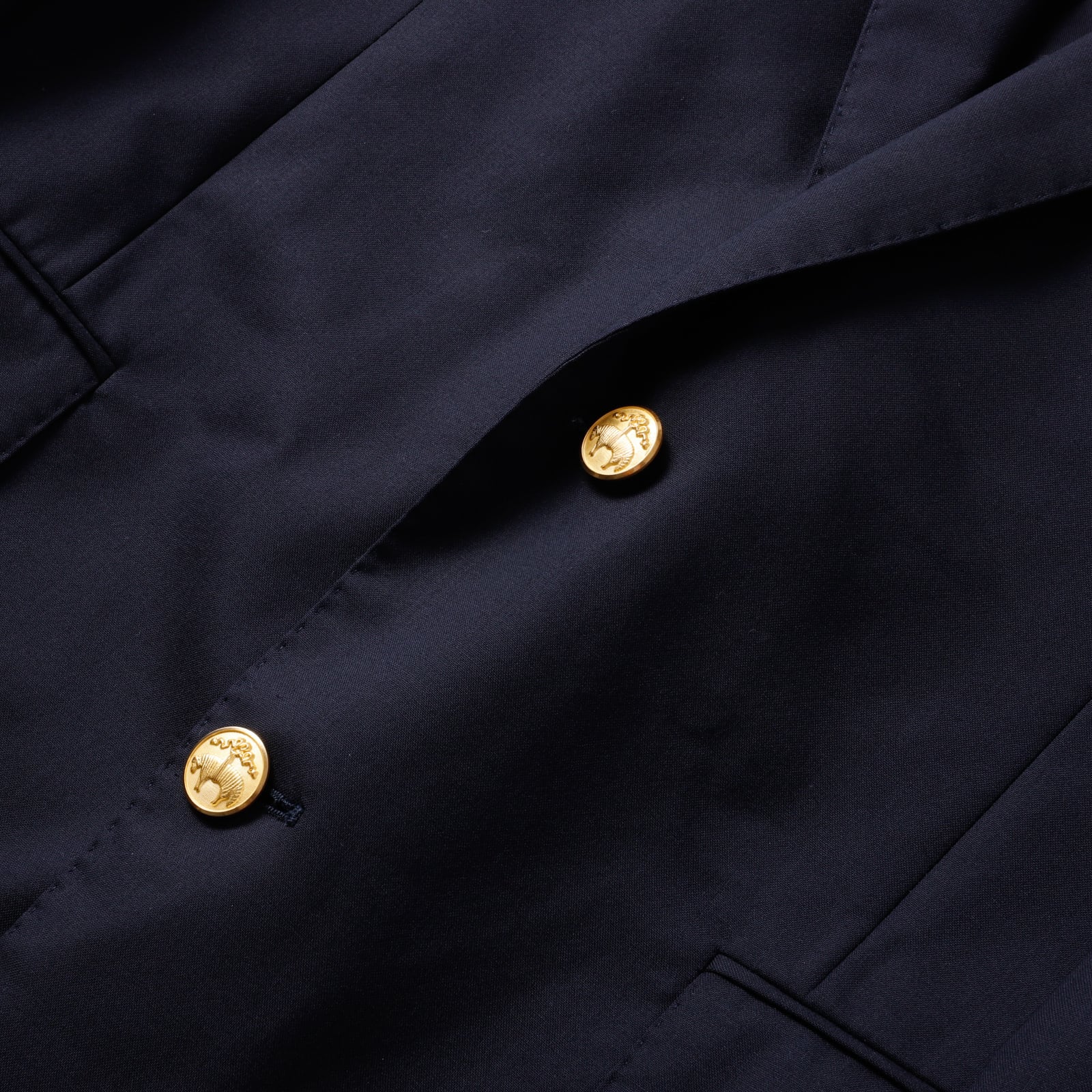 【美品】ブルックスブラザーズ 紺ブレ REGENTFIT 金ボタン ネイビー M BROOKS BROTHERS（ブルックスブラザーズ） 金ボタン 3B ブレザー YA5