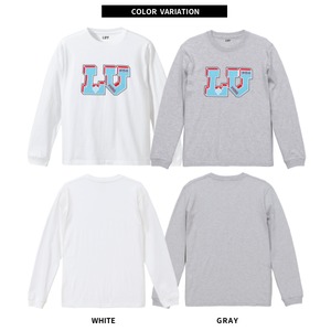 LIPP 「"LV" L/S T-Shirts White/Gray」