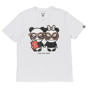 【HIPANDA】1705 メンズ Tシャツ【日本限定】 MEN'S COUPLE SHORT SLEEVED T-SHIRT / WHITE・BLACK