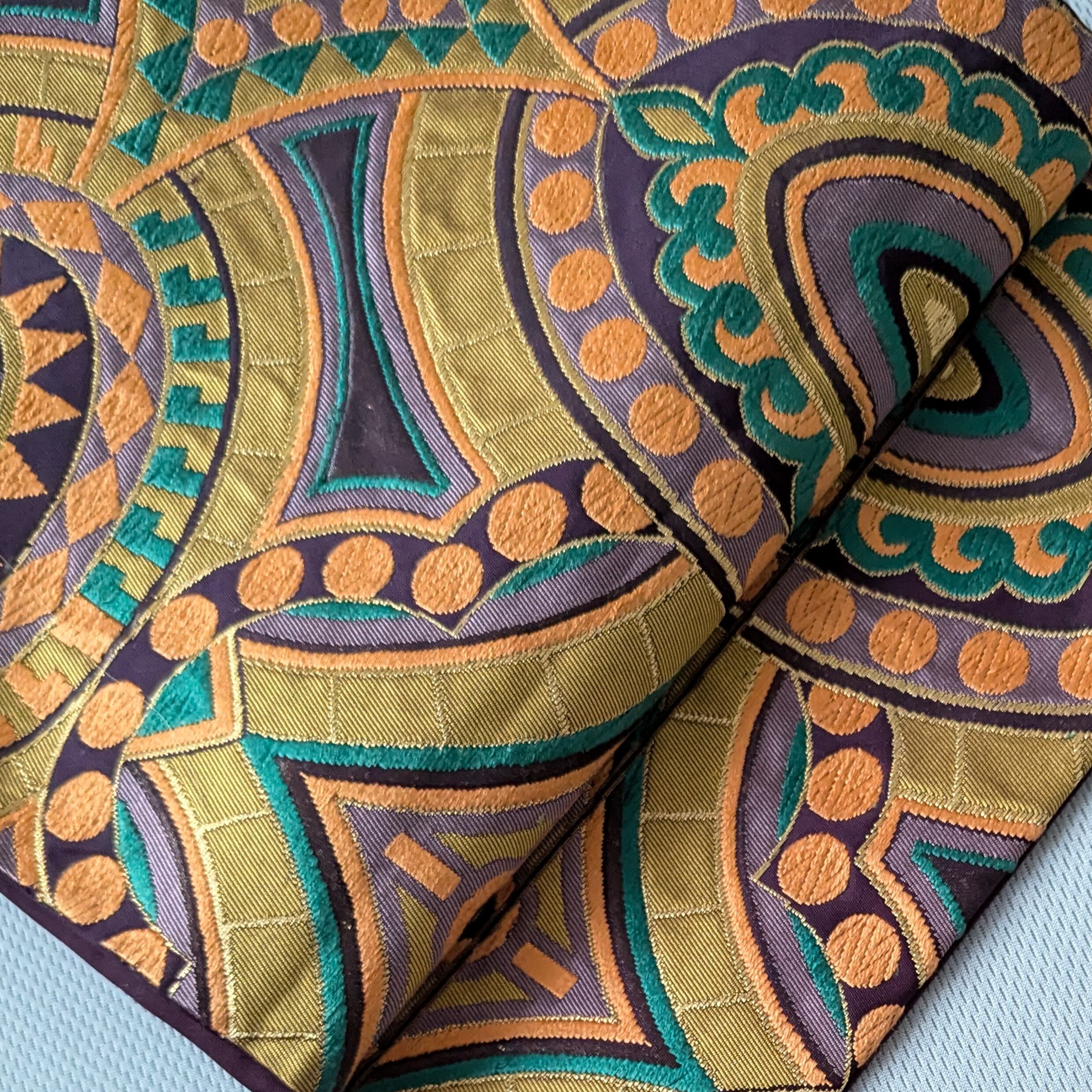 袋帯 自然風景デザイン 紫系　六通柄 袋帯 自然風景デザイン 紫系 六通柄 楽天市場】袋帯 振袖向け 紫 パープル