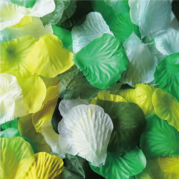 造花フラワーシャワー　個包装 楽天市場】フラワーシャワー 約1000枚 造花 ゴールド＆シルバー