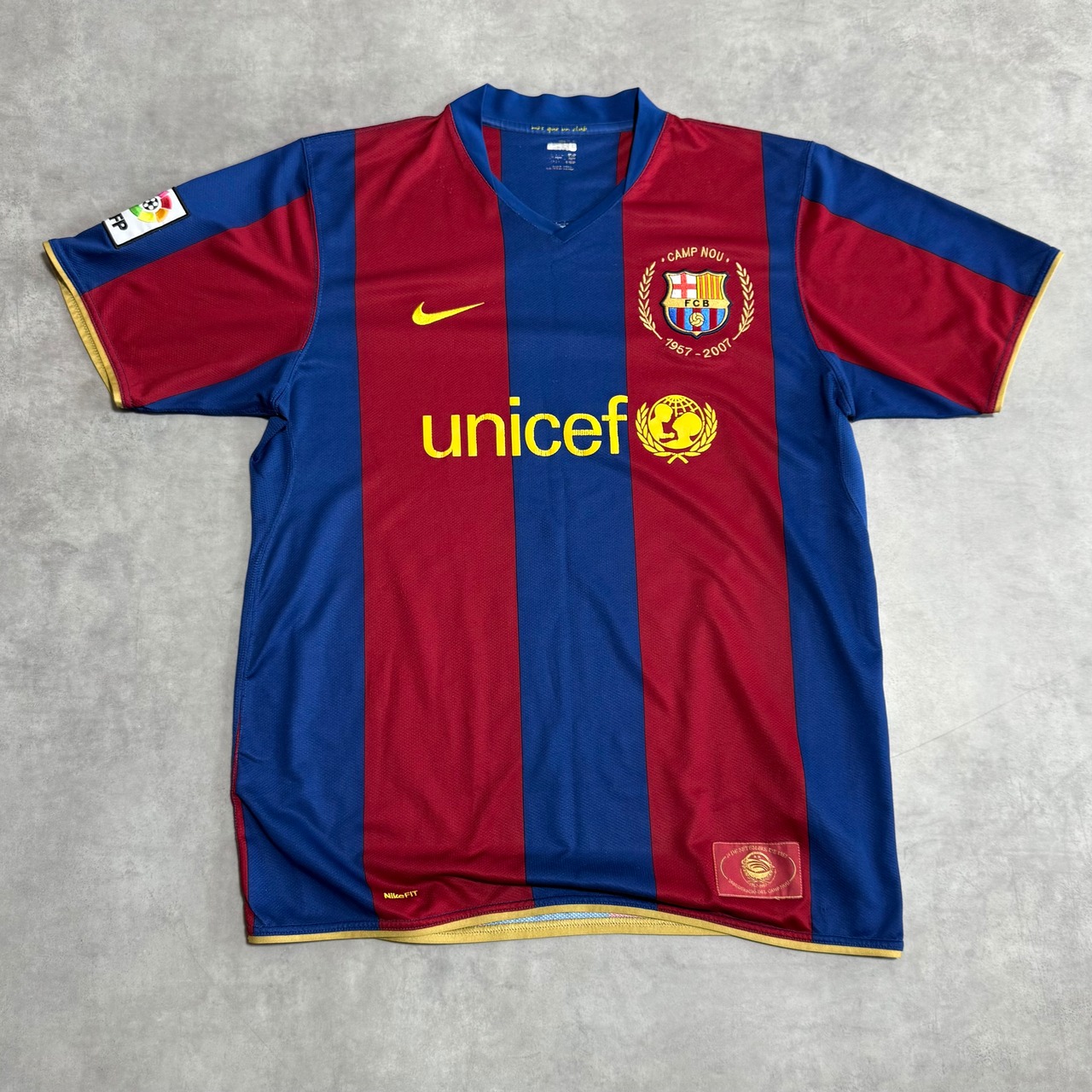 2006/07 FC Barcelona Home Jersey Camp Nou 50th Anniversary replica uniform