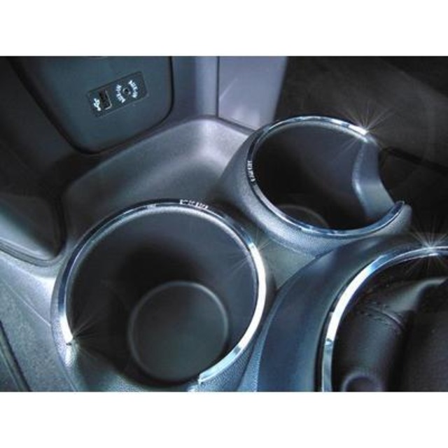 BMW MINI F56 フロントドリンクホルダーリング クローム 2pcs