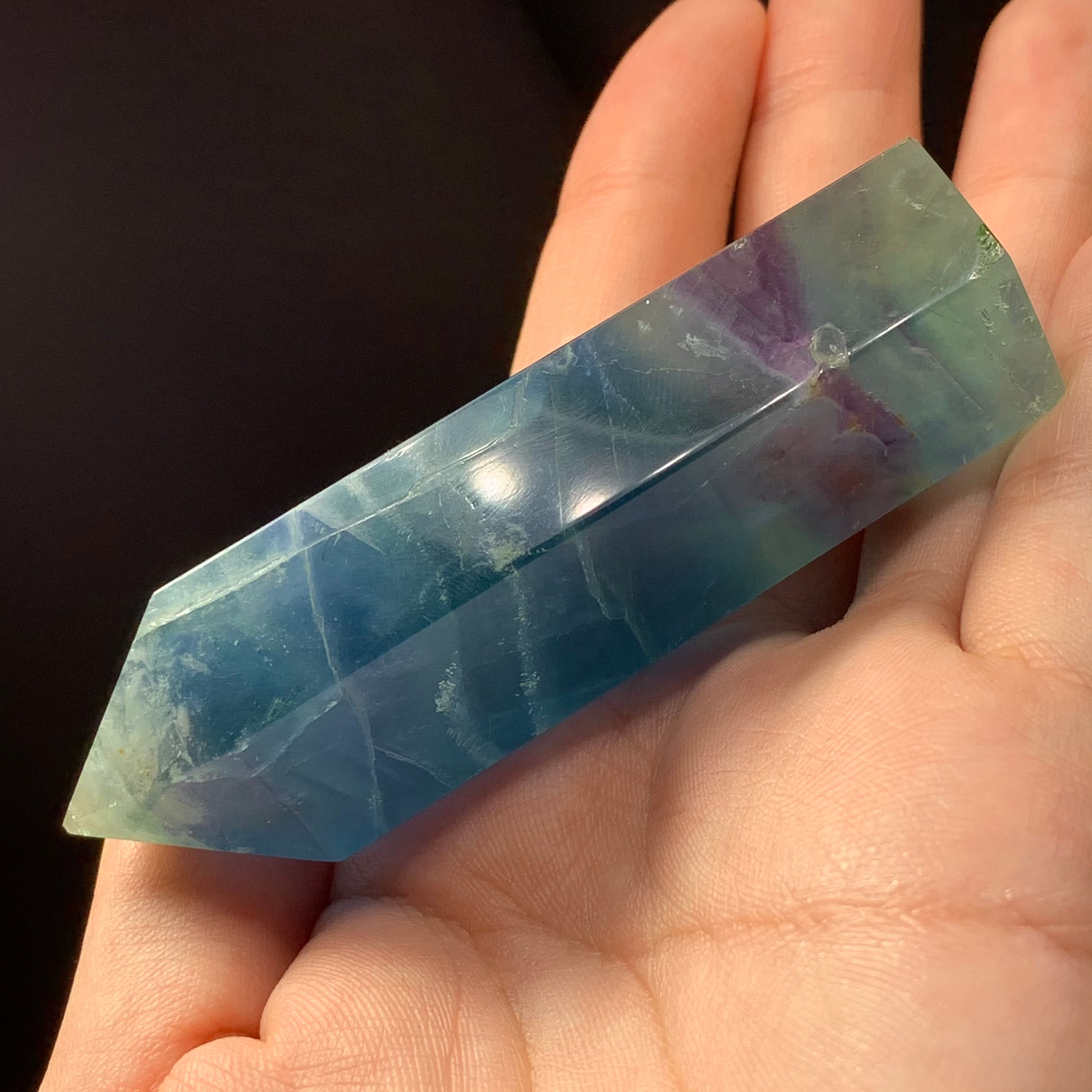 綺麗なスカイブルーフローライトポイント | Naturaltreasure