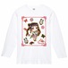 華ロリちゃん長袖Tシャツ(ホワイト)