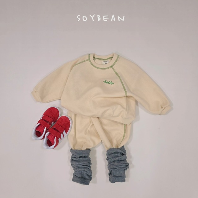 《送料無料》予約:ハローステッチセット【soybean】※ジュニアサイズ