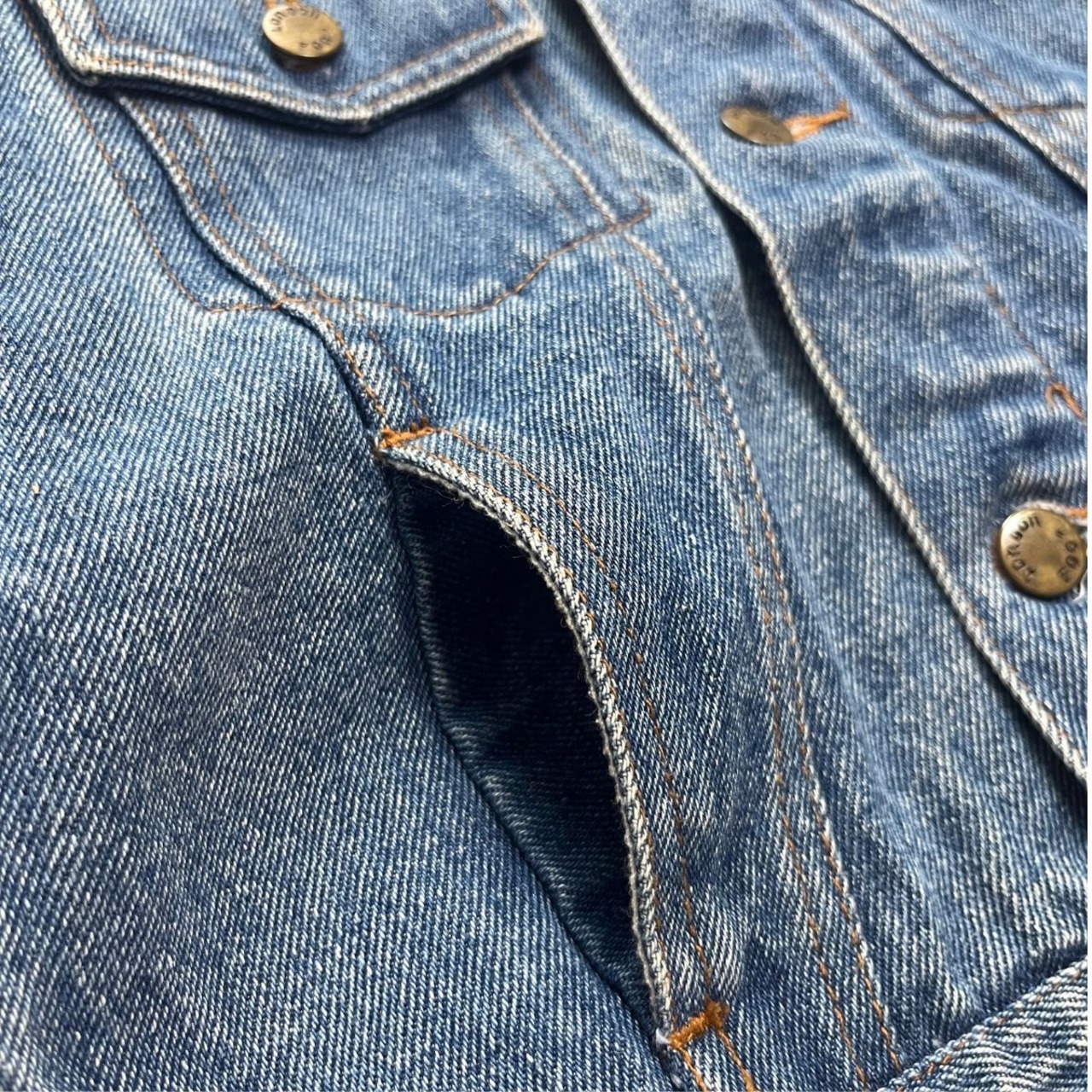 ＜VINTAGE＞Kids London Fog Denim Jacket 4T (2610JK03)｜キッズ ロンドンフォグ ヴィンテージ デニムジャケット - 4