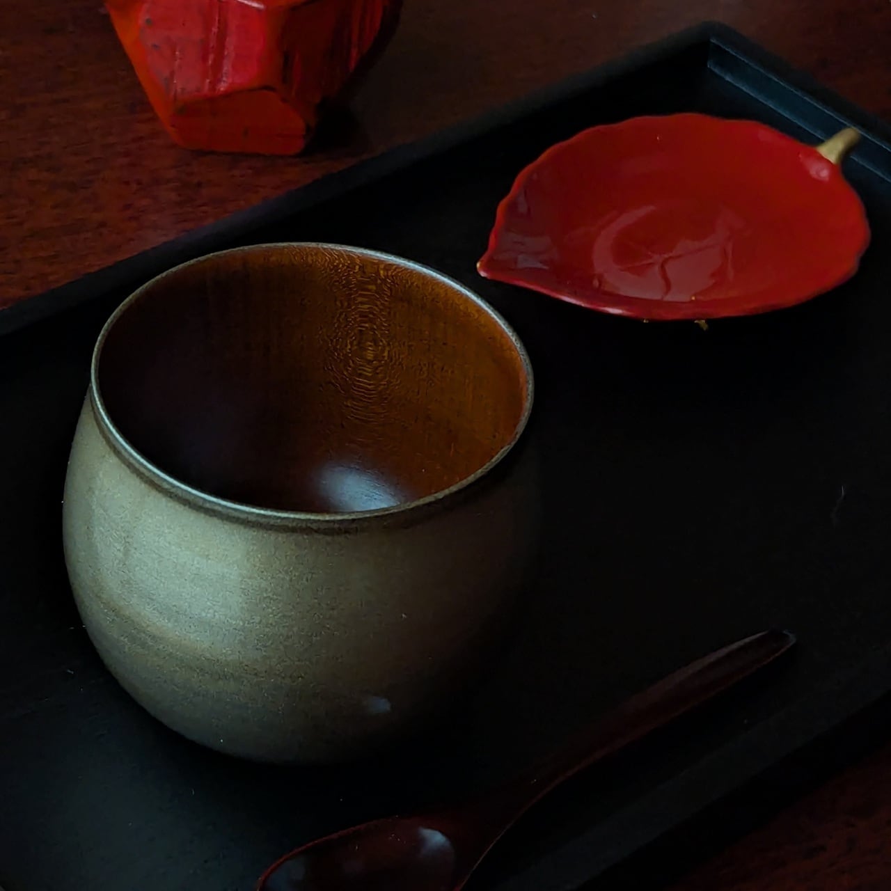 山中塗 Shizuku カップ 桜 | 創作漆器 金沢わこう