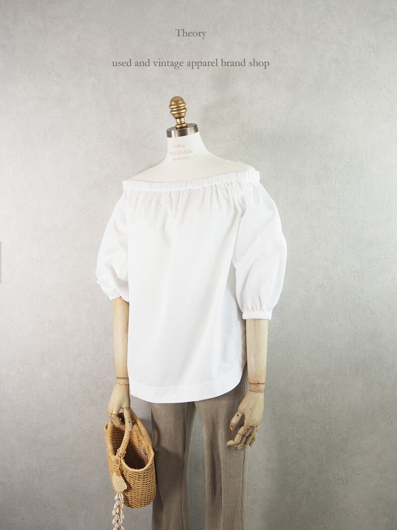 2021SS / Theory(セオリー) 今季未使用 Vendome OTS Top