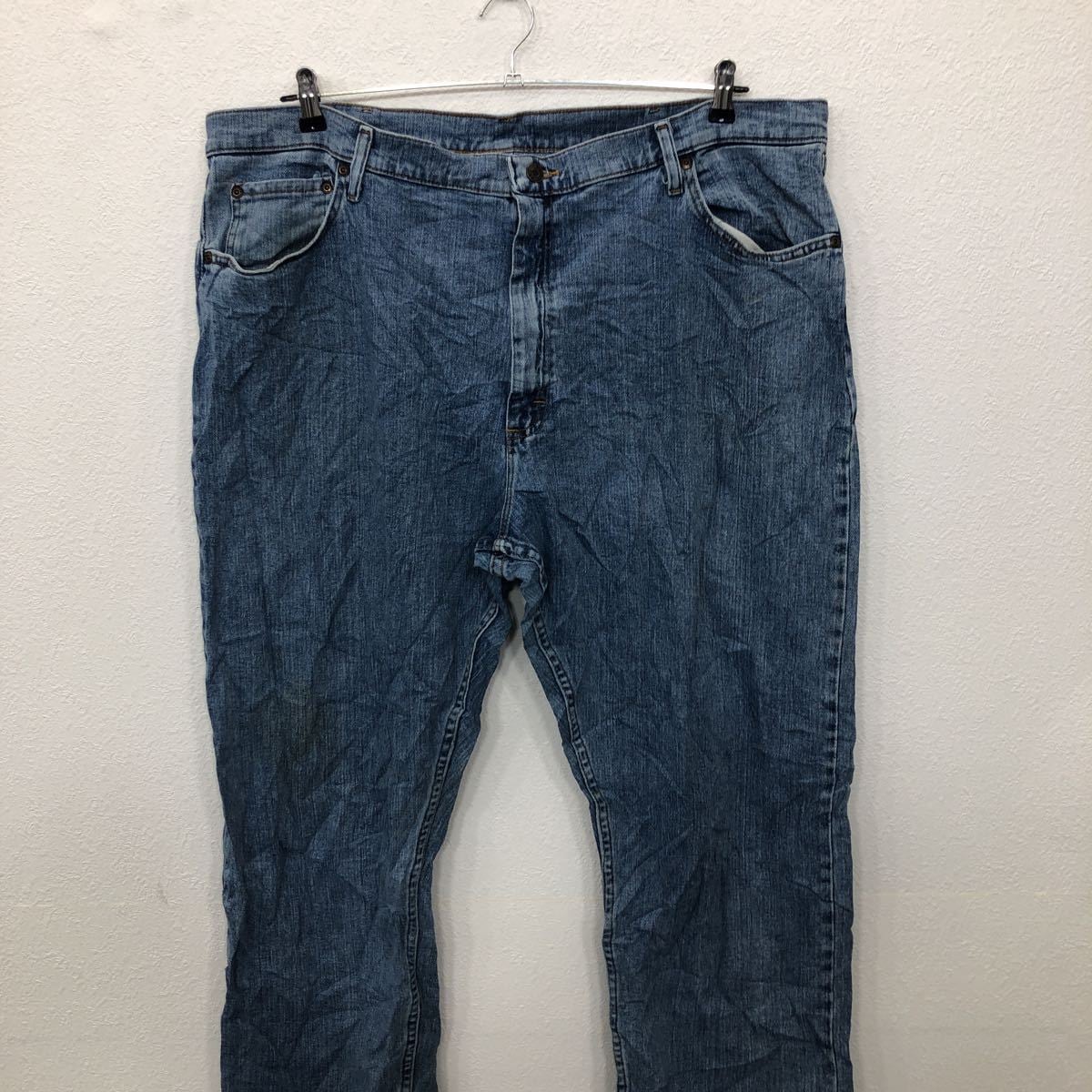 Wrangler デニムパンツ W42 ラングラー ビックサイズ ブルー 古着卸