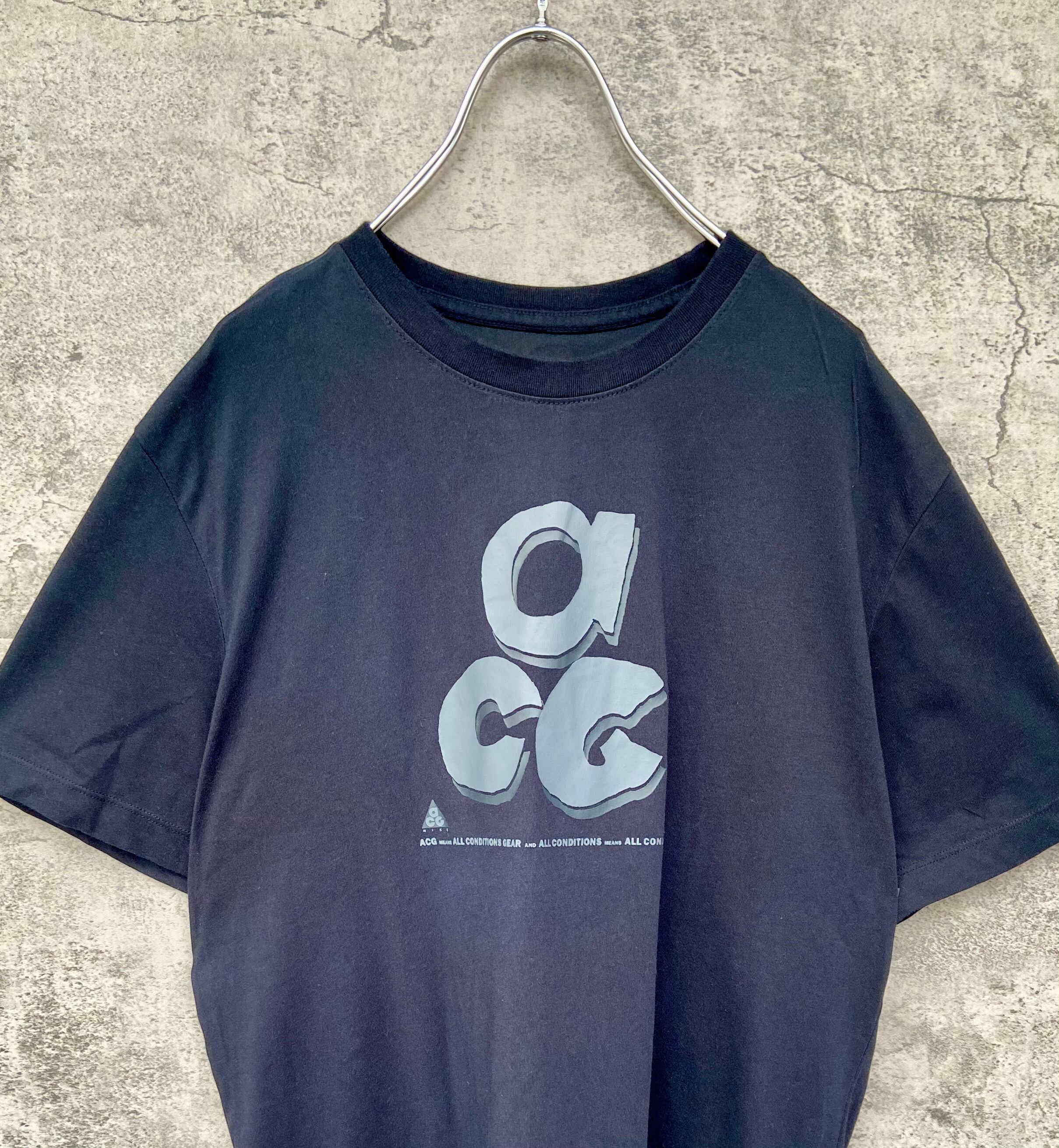 NIKE ACG/ナイキ ワンポイント3Dロゴ Tシャツ 黒 ブラック