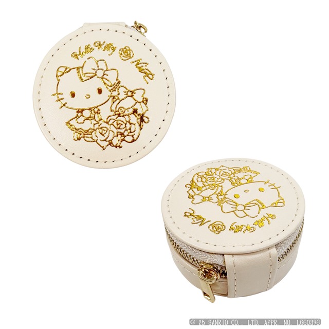 ラウンド型コンパクトJEWELRY BOX【ハローキティ×ミケ】