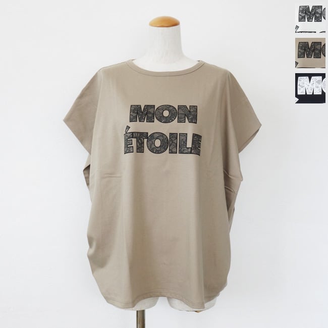 siro de labonte (シロ) Tシャツ タックスリーブ ロゴ プリント ハイゲージコットン R623214