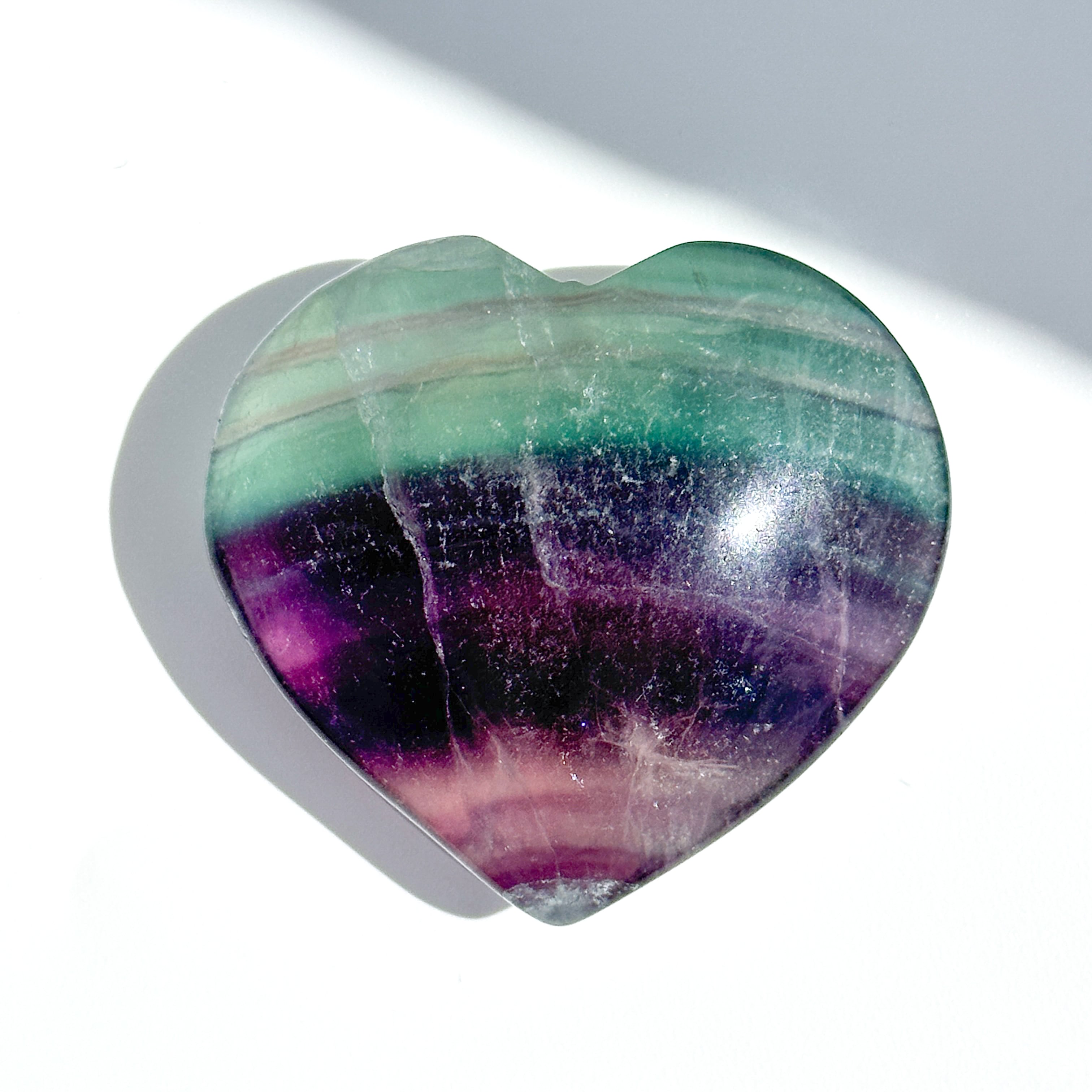 レインボーフローライト ハート31◇ Rainbow Fluorite ◇天然石・鉱物