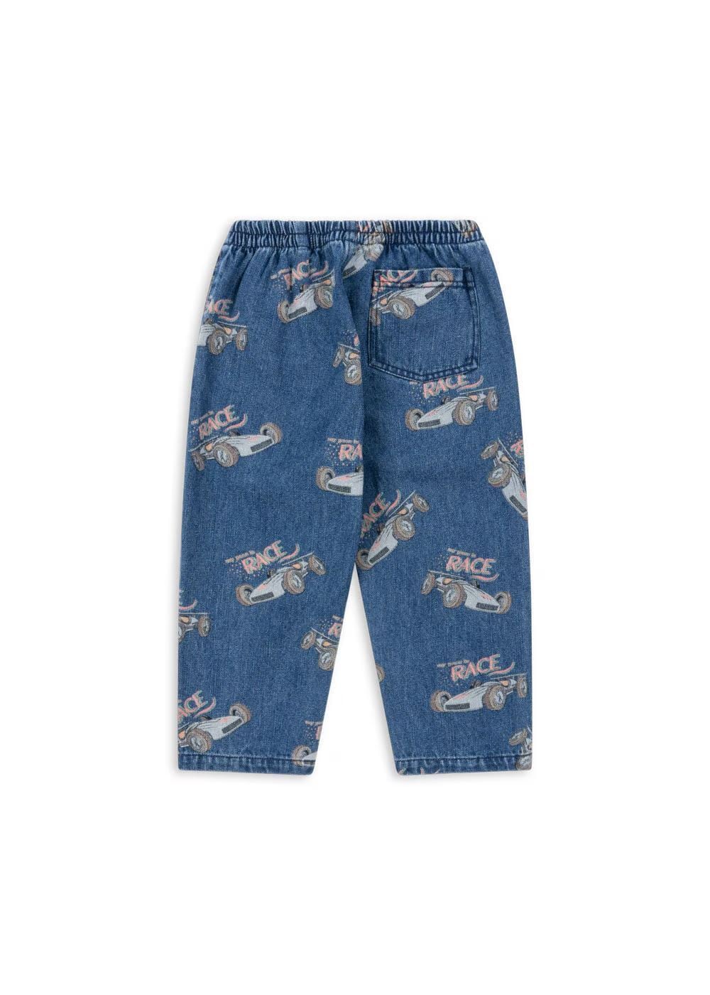 kongessloejd】デニムパンツ レーシングカー キッズ コンゲススロイド