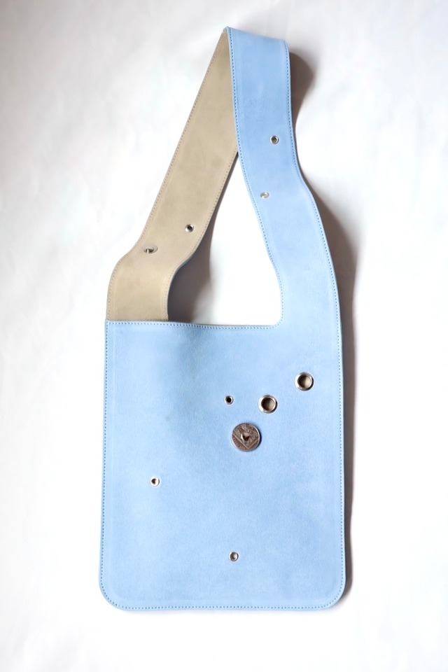 SIX 95【Shoulder Bag with Scattered Studs   -Blue-】