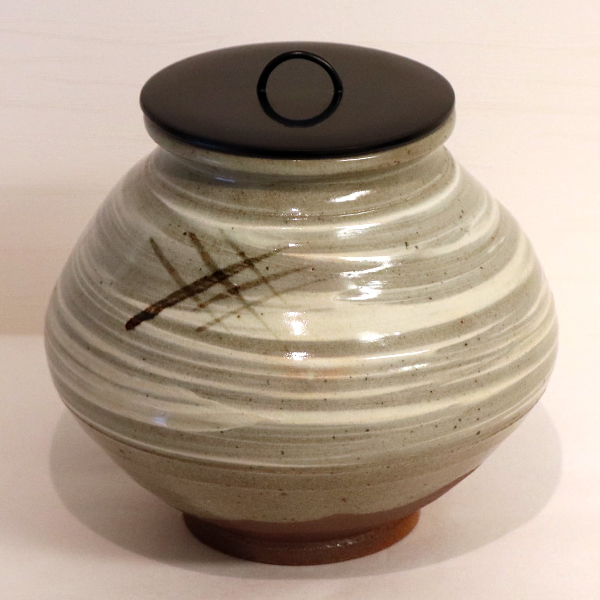 唐津焼・鏡山窯・井上東也・水指・No.200628-38・梱包サイズ80