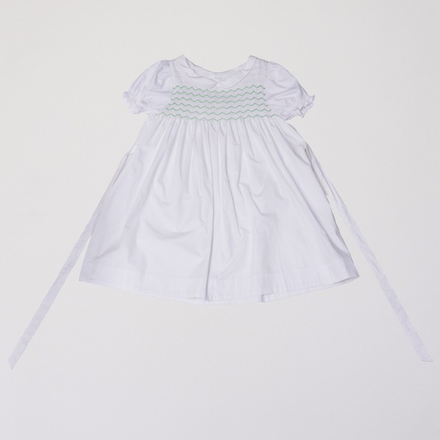 Moka smock dress/white