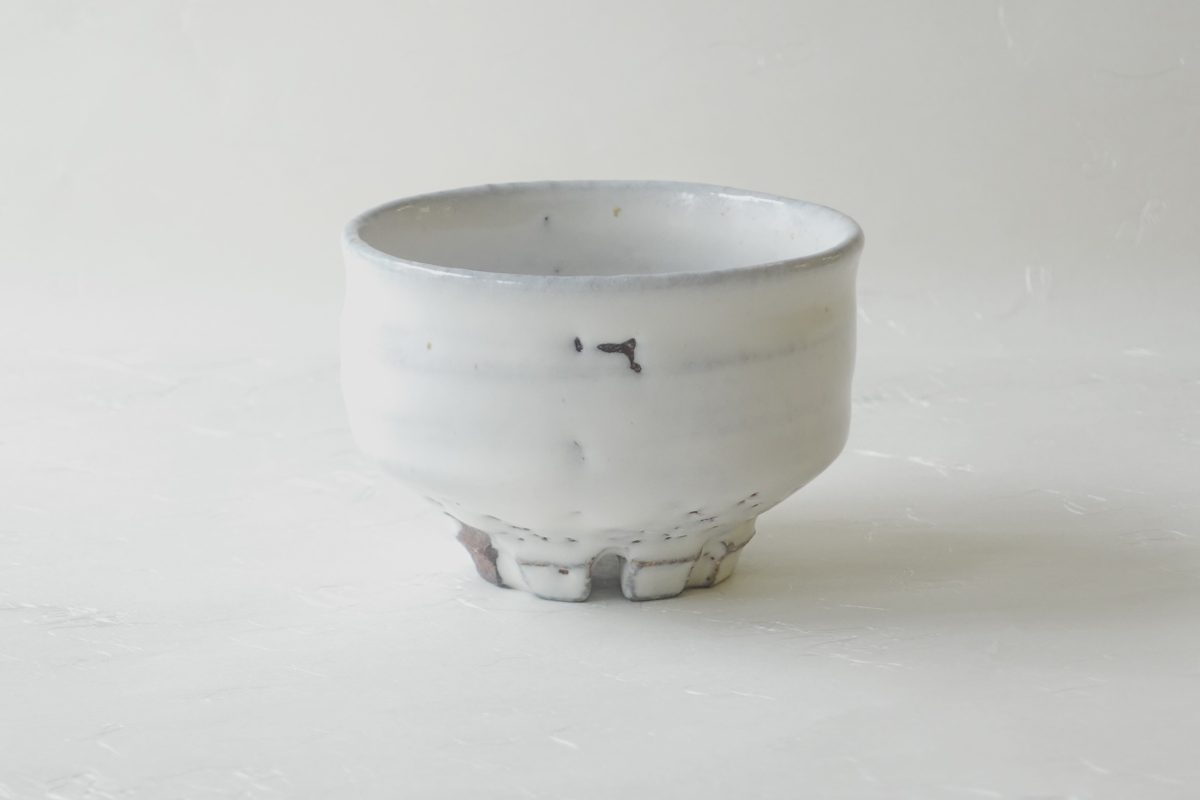 白萩　抹茶碗　萩焼　茶盌 萩焼 小川浩延 作 白萩 抹茶碗 十文字高台 | 小林漆陶