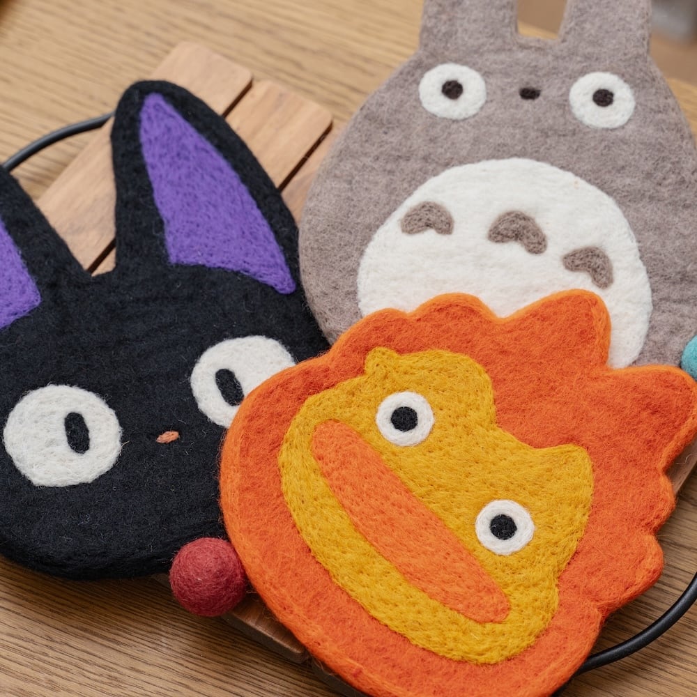 魔女の宅急便　ジジ　羊毛鍋敷　新品未開封 魔女の宅急便 ハンドメイド 羊毛鍋敷き（ジジ/8355） | すすのこ商店