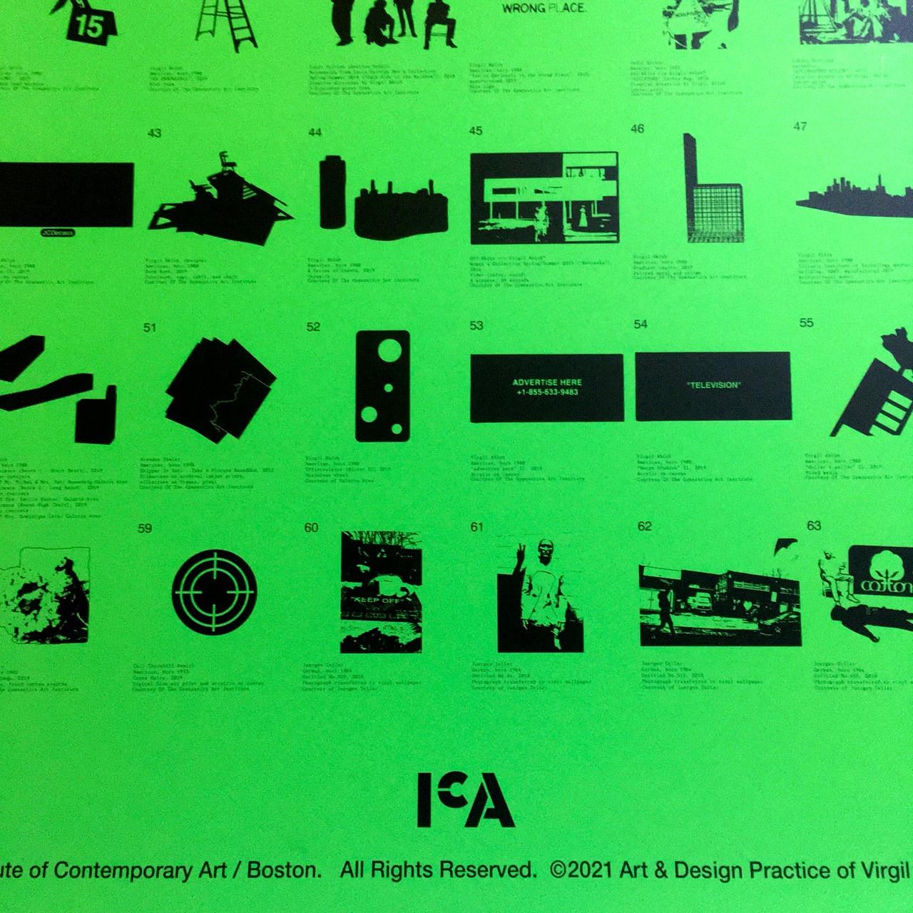 残り1点Virgil Abloh ICA "FOS" Exhibition