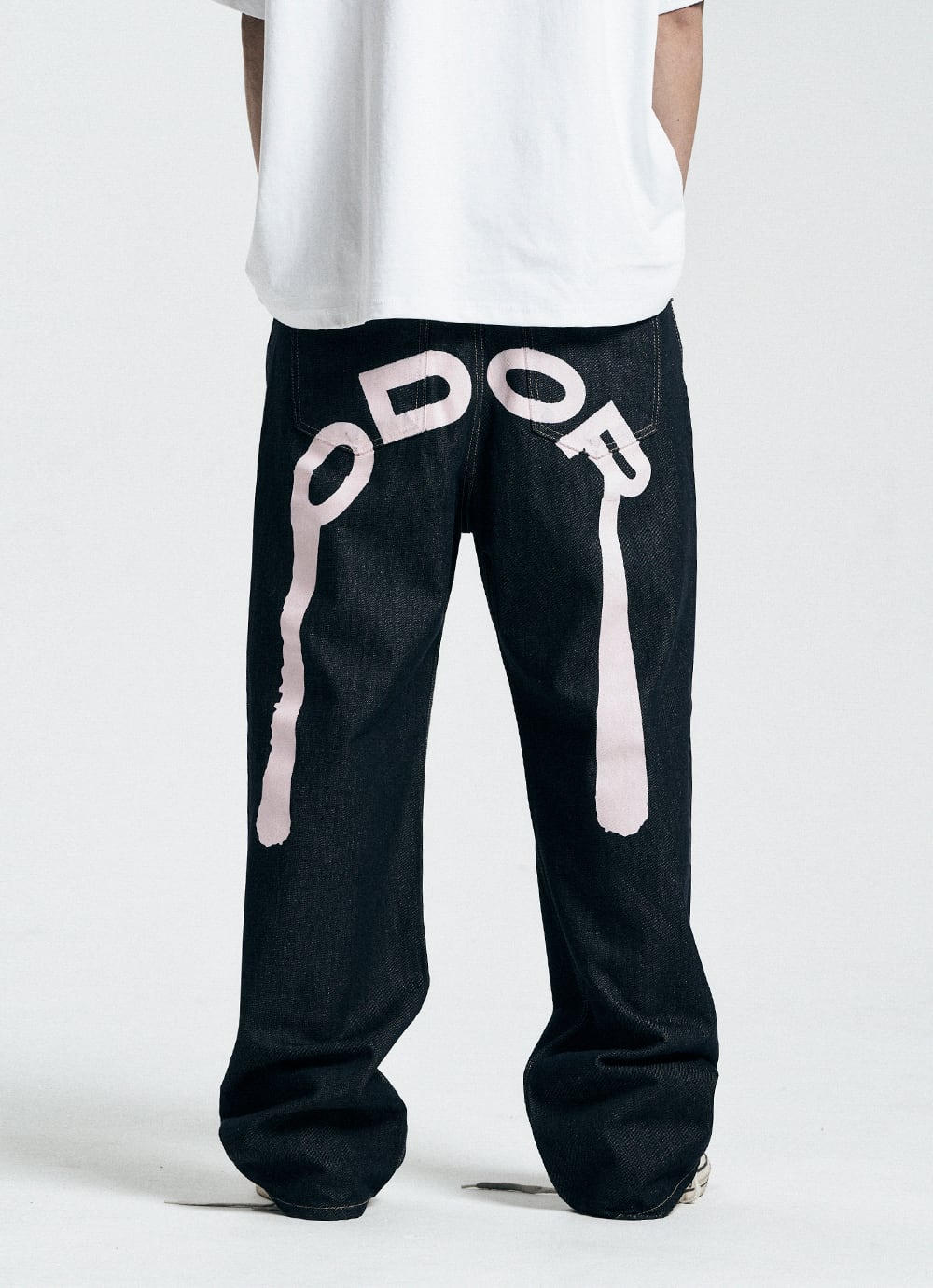 ODOR] Logo drop denim in pink 正規品 韓国ブランド 韓国通販 韓国