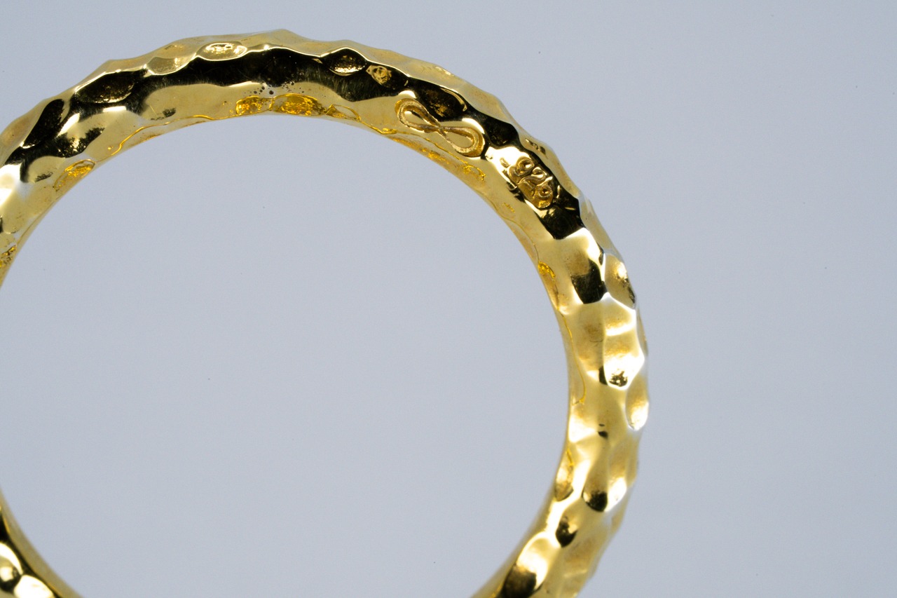 R-119 Arabesque Heart Ring( 24K Gold Plated)