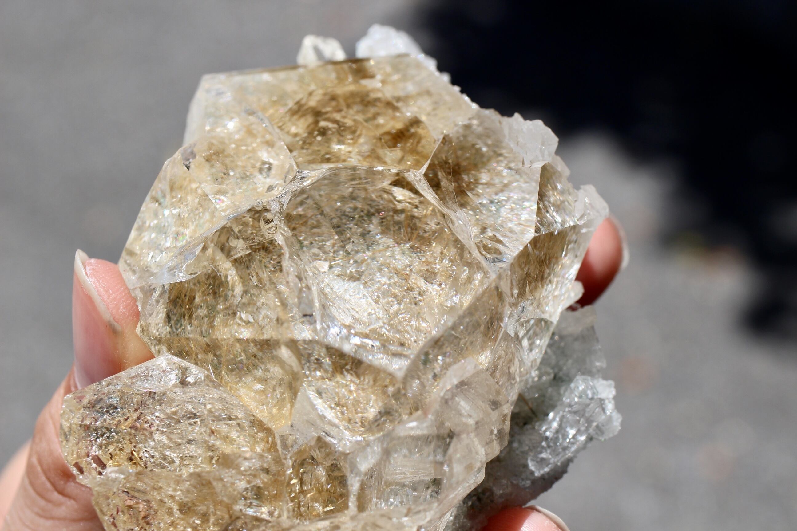 マニハール産 ヒマラヤ水晶 ルチル | 石垣島の夜光貝アクセサリーと