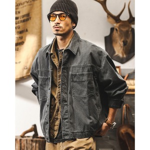 Front pocket design jacket C2715