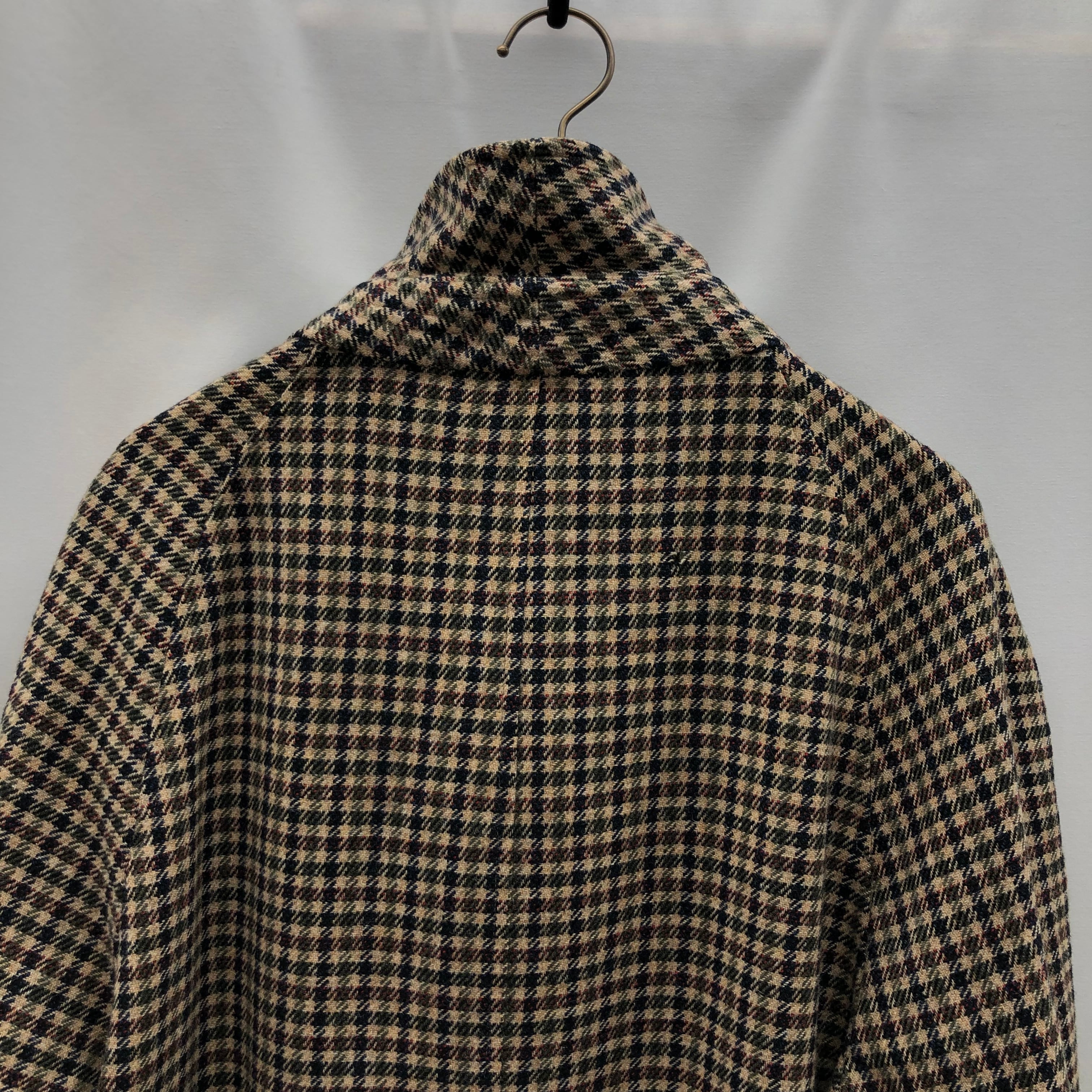 60s burberrys coat バーバリー burberry チェック コート ウール | no