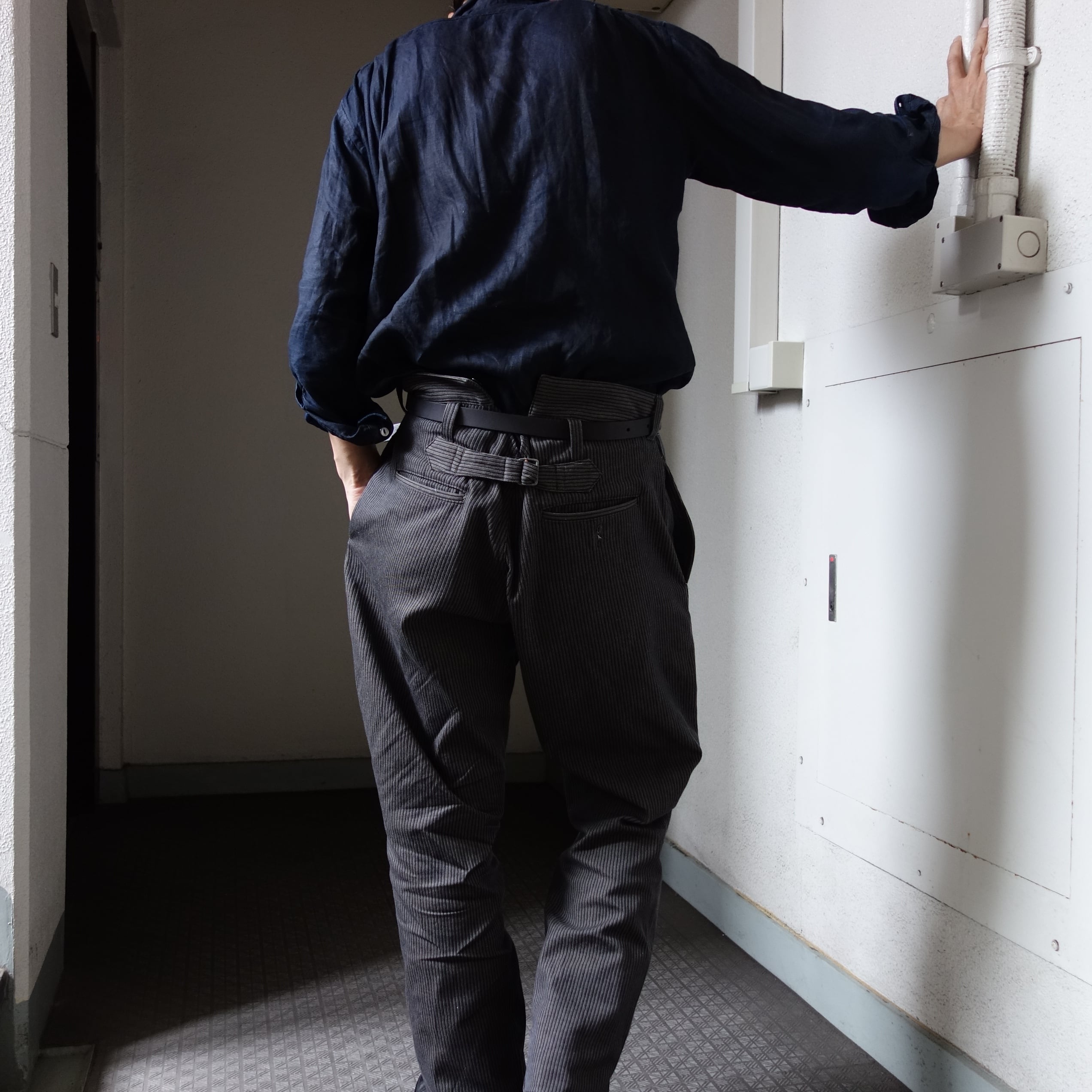 classic frenchwork stripe jodhpurs | ATELIER GARDENIA