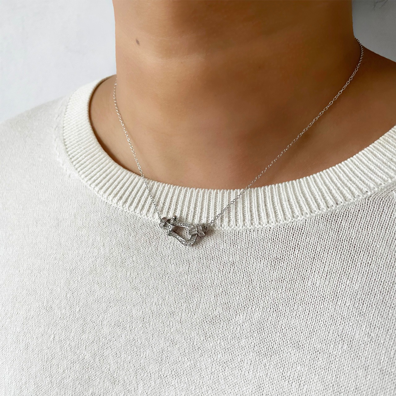 Horseshoe Necklace〈S925〉