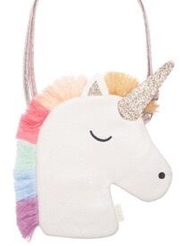 G2202W-Rainbow Unicorn Bag-WHITE
