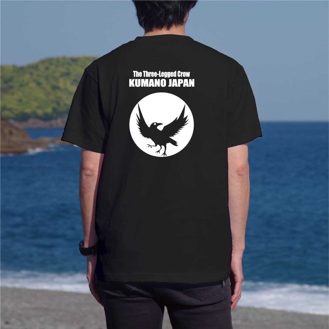 導きのカラス Tシャツ（ブラック）半袖 | nunoyakumano