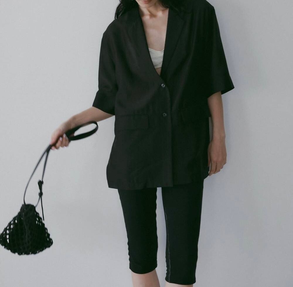ànuke／Sheer Halfsleeve Jacket | polne