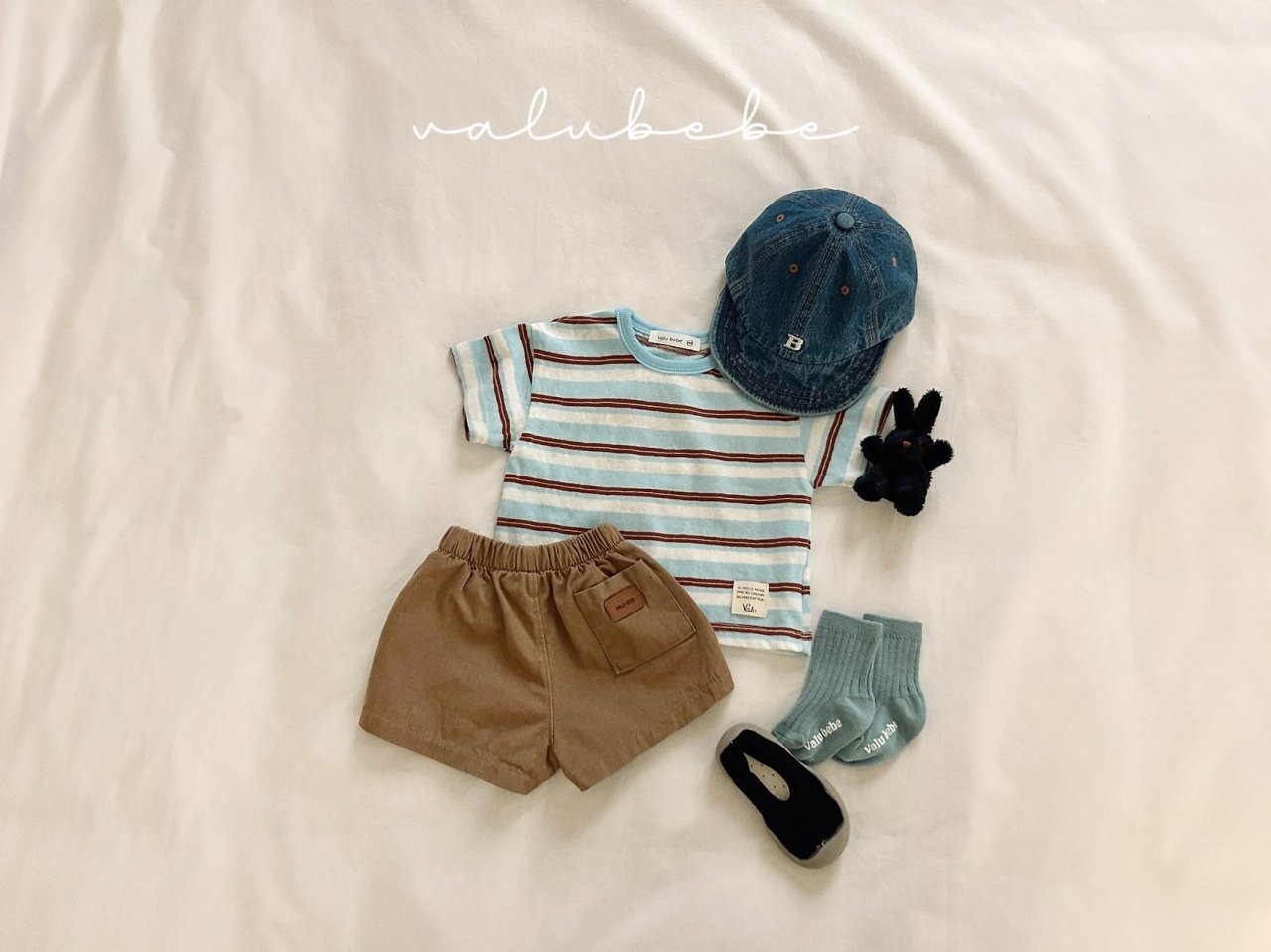 [valubebe] B Denim Cap / [벨루베베] B데님캡