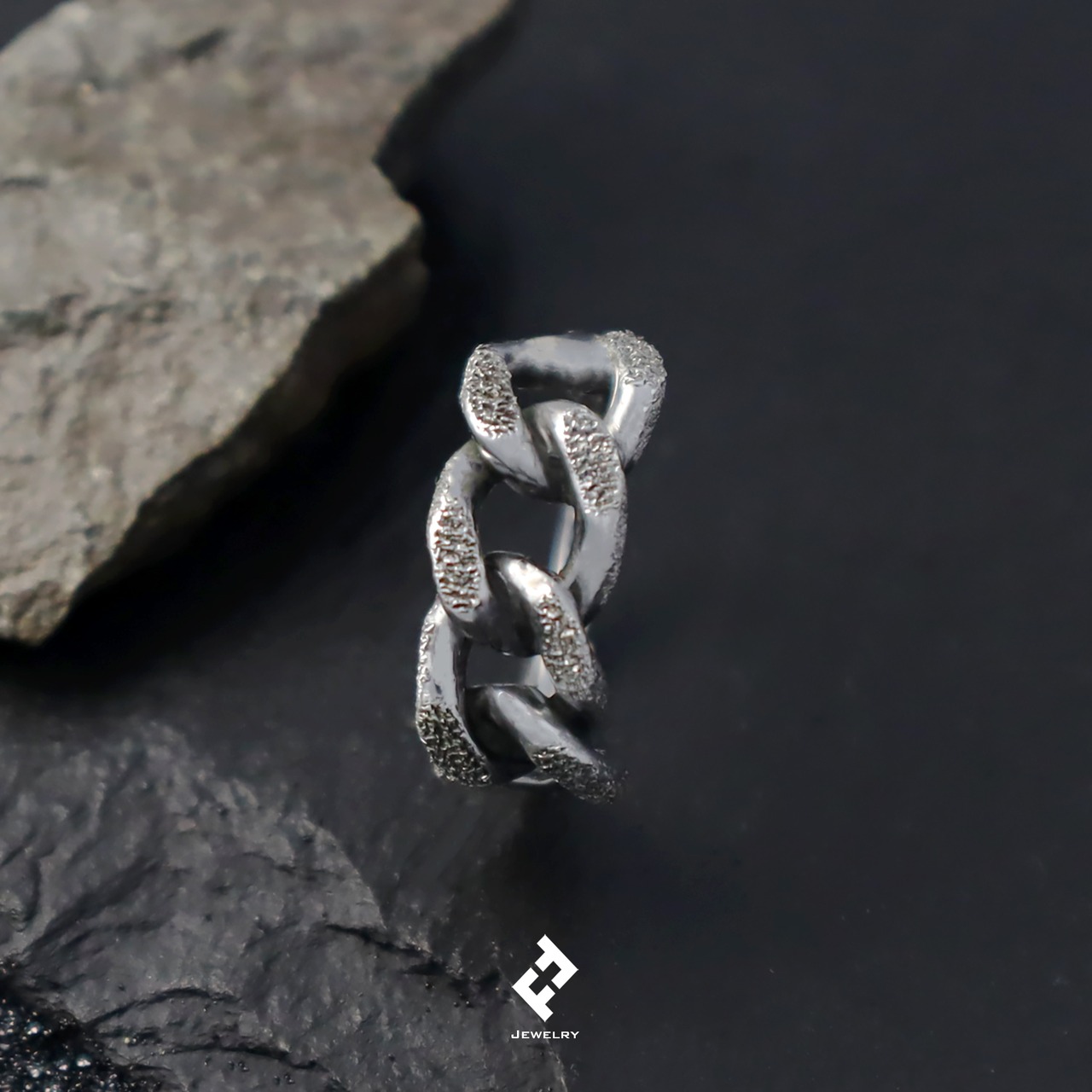 +cadenas・リング (black)