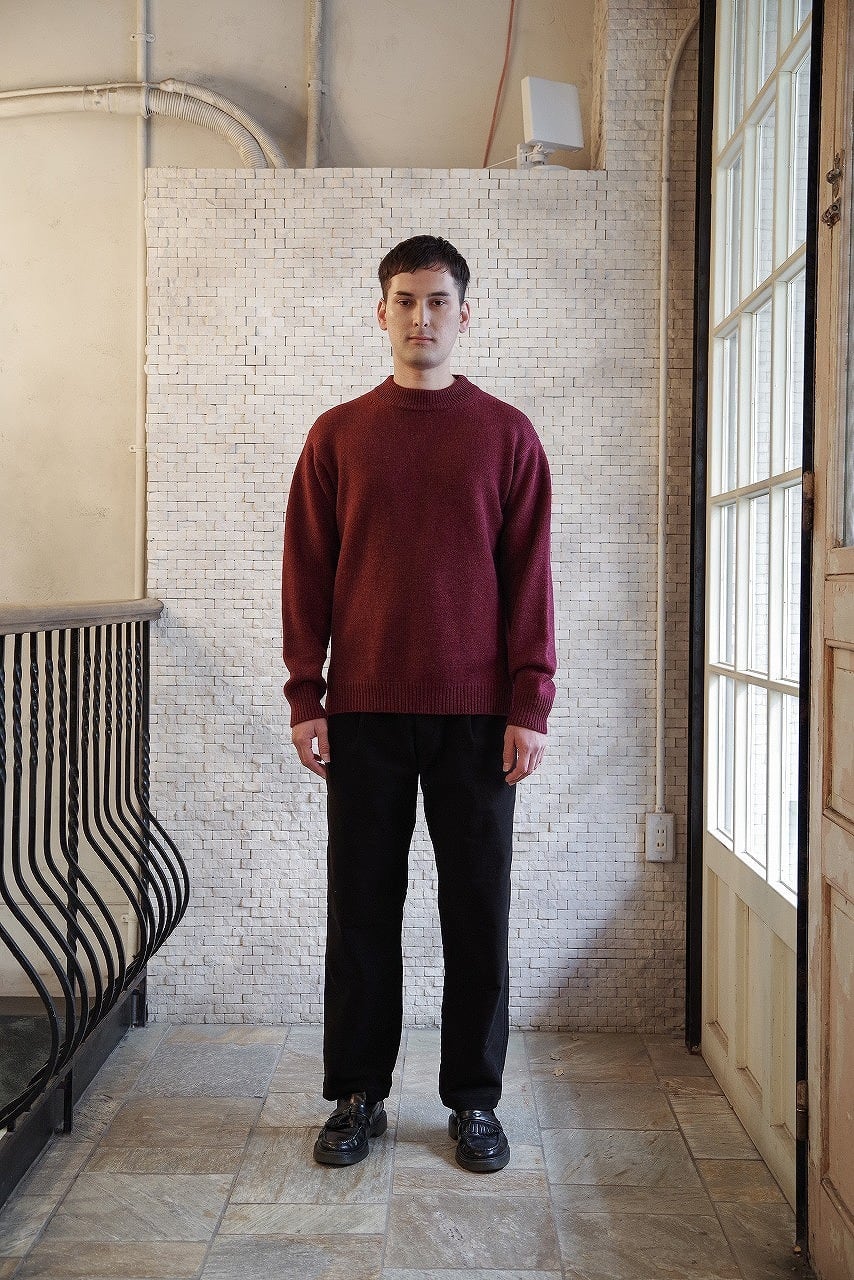 Hand Framed Super Merino Mock P/O