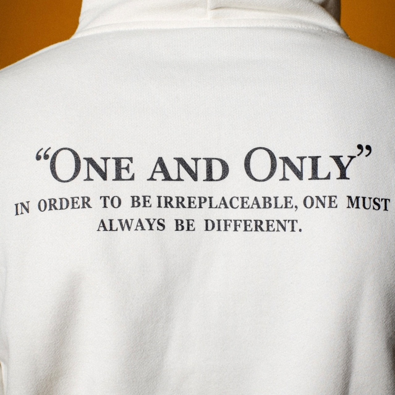 BLACK LETTER LOGO HEAVYWEIGHT ZIP HOODIE