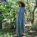 アジアの日常着 Flow《ワンピース》Navy / Lavender