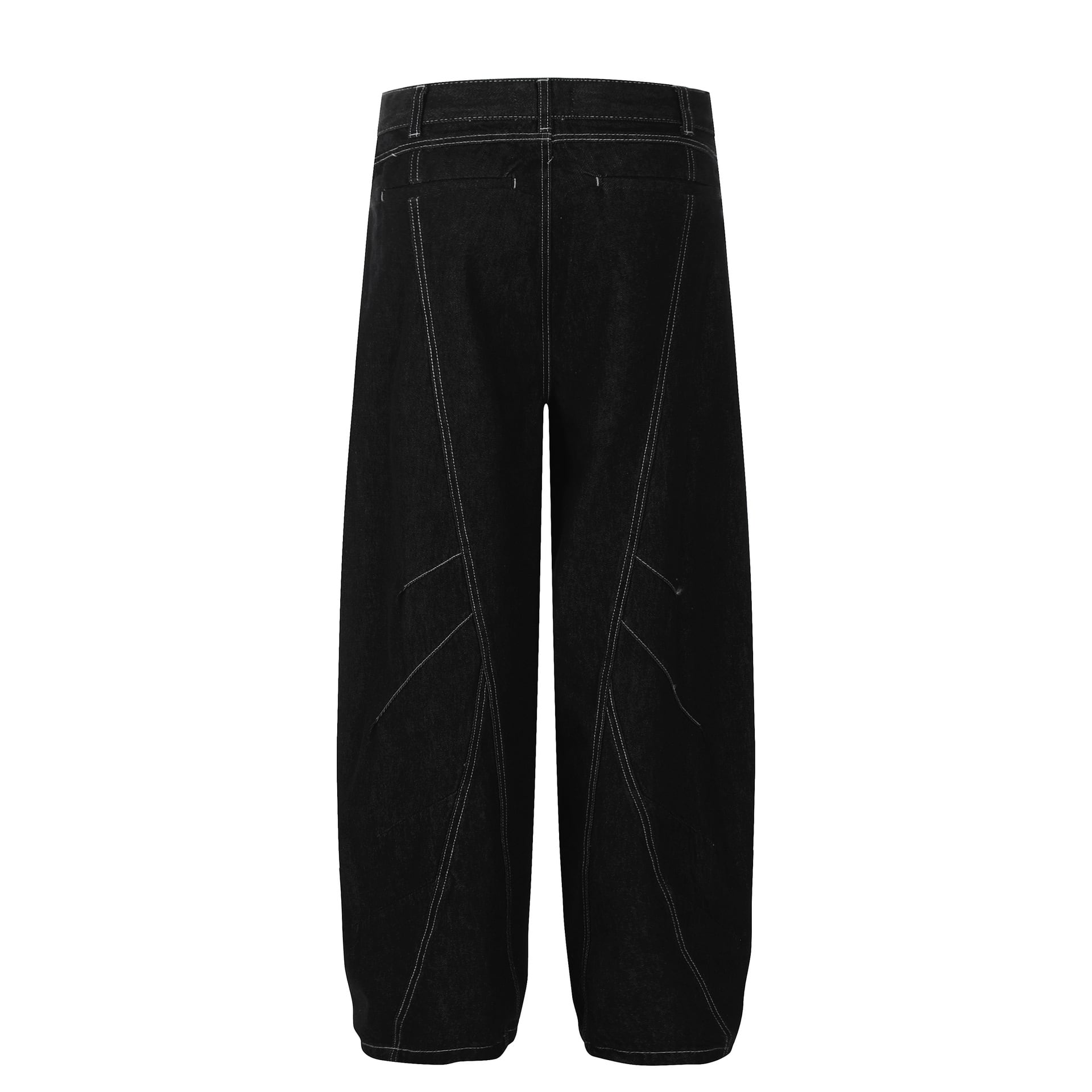 バルーンブラックデニムパンツ / Balloon Black Denim Pants