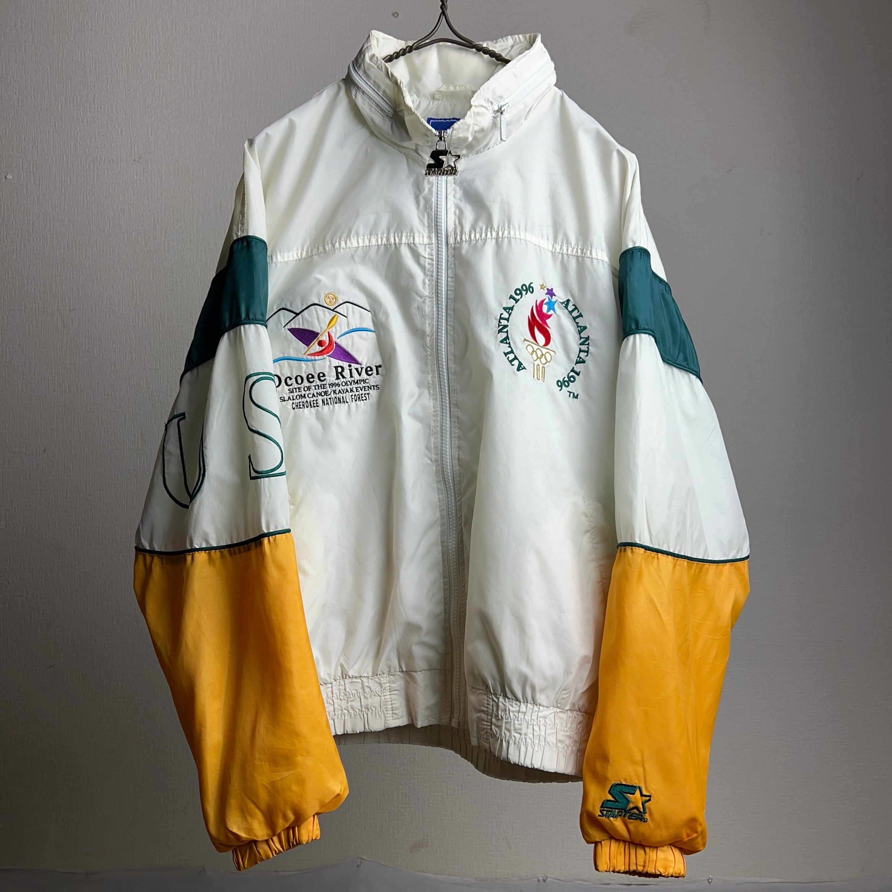 90's STARTER Atlanta Olympic Nylon Jacket 1996 90年代 スターター アトランタオリンピック  ナイロンジャケット カヌー競技 【1000A1211】【送料無料】