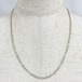 Old 925 Silver Figaro Chain Necklace Made In Hungary
